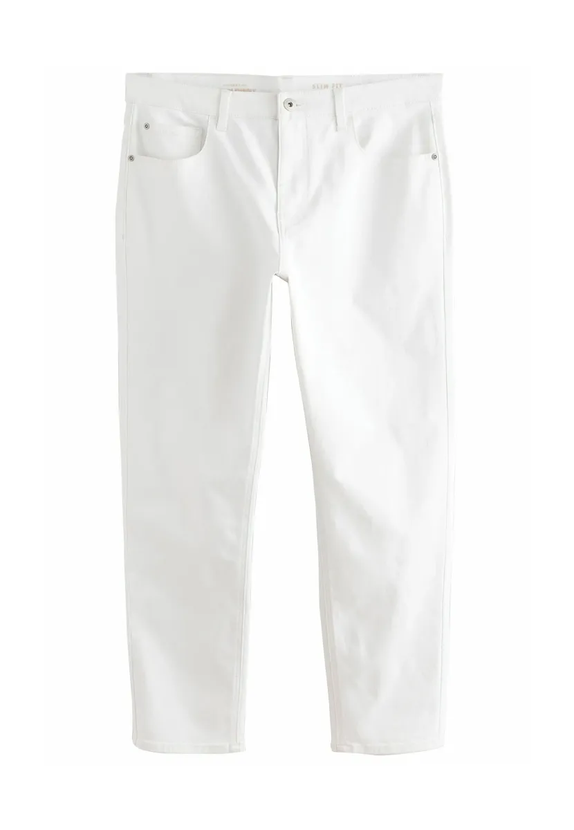 ESSENTIAL STRETCH - Jeans Slim Fit - white