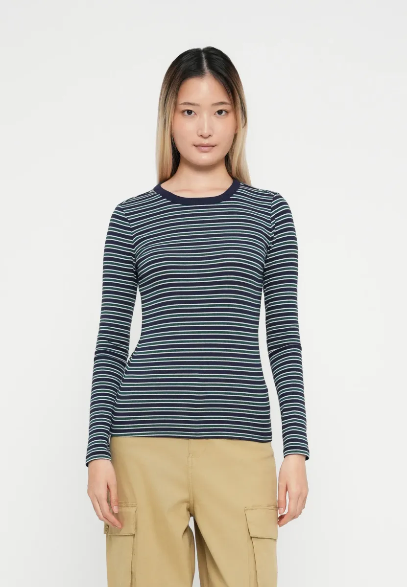 ESSENTIAL STRIPE - Langarmshirt - rain forest