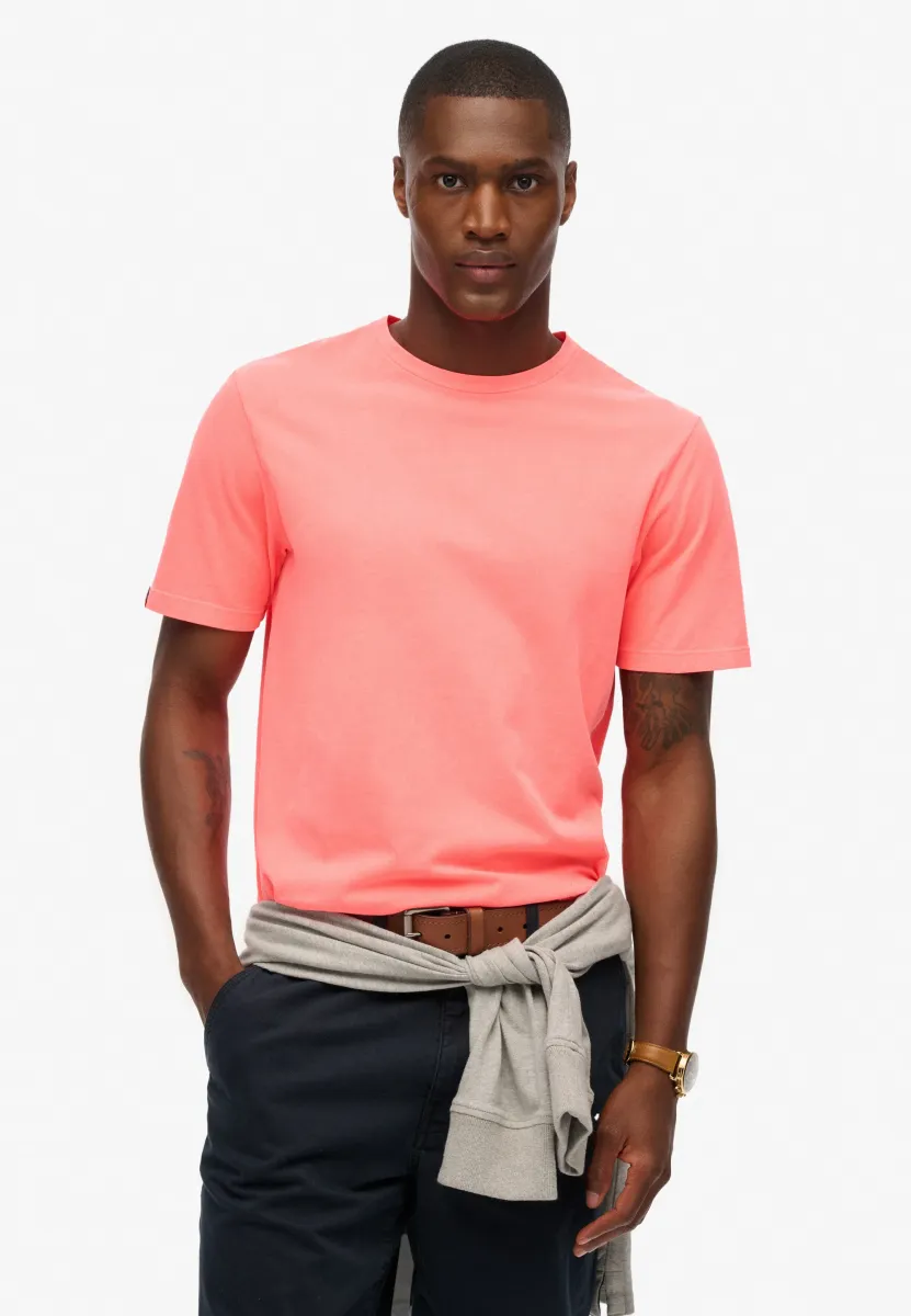 ESSENTIAL - T-Shirt basic - washed fiery coral
