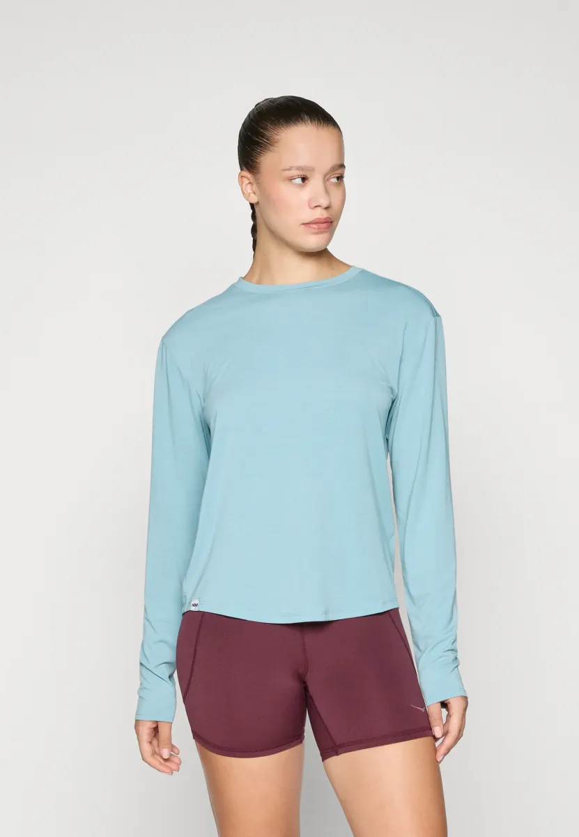 ESSENTIAL TEE - Langarmshirt - sea water