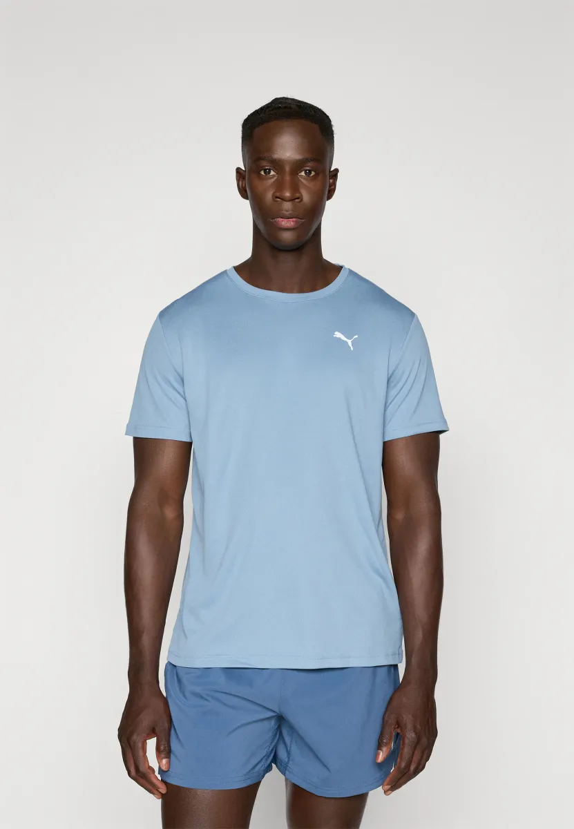 ESSENTIAL TEXTURE TEE - Sport T-Shirt - cool blue