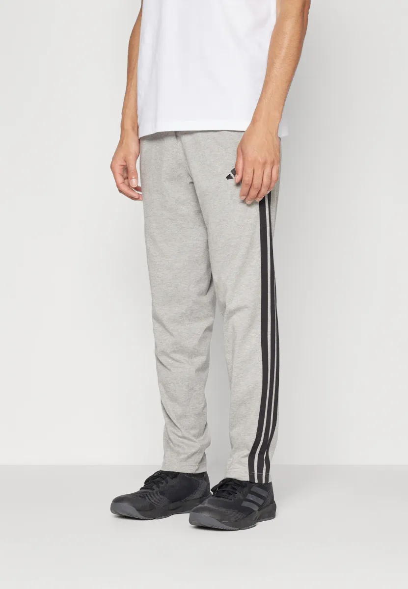 ESSENTIAL THREE STRIPES SINGLE  - Jogginghose - medium grey heather/black