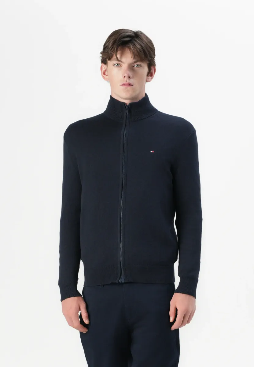 ESSENTIAL ZIP THRU - Strickjacke - desert sky