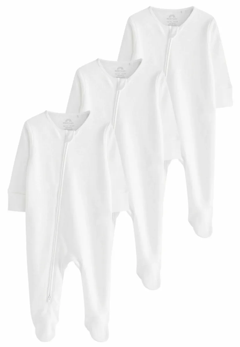 ESSENTIAL ZIPPED 3 PACK REGULAR FIT - Pyjama - white