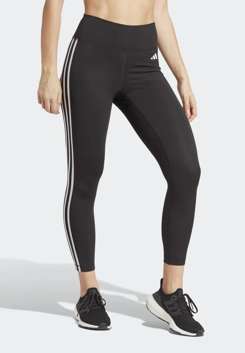 ESSENTIALS 3-STRIPES HIGH-WAISTED 7/8 - Tights - black