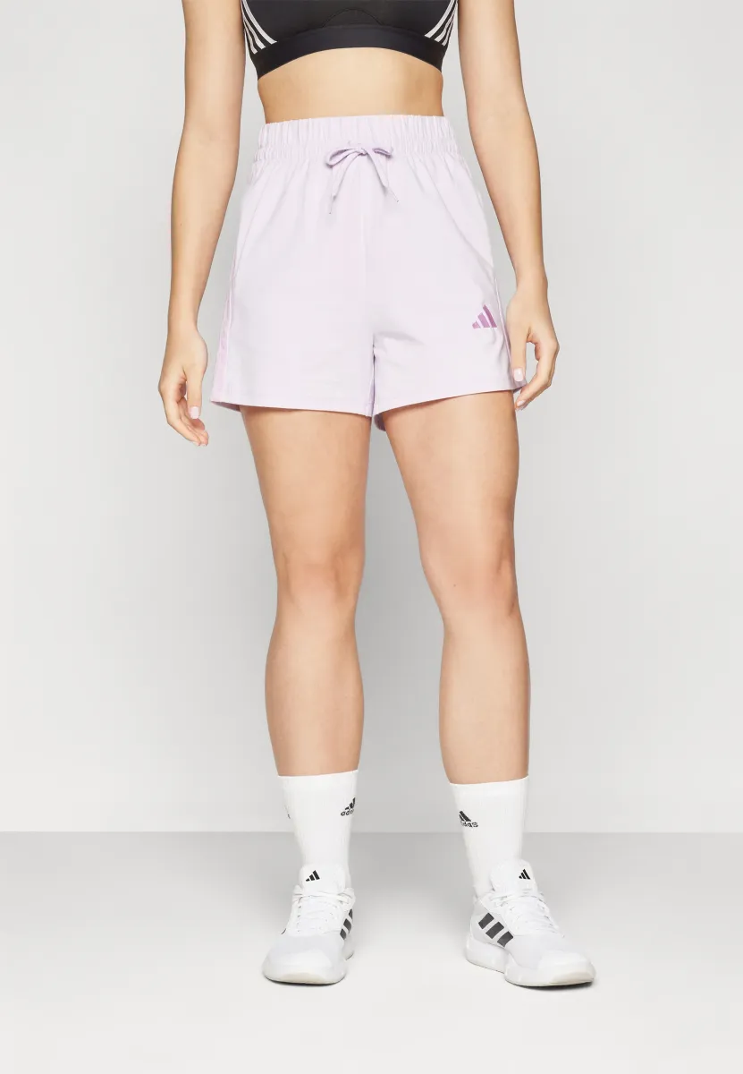 ESSENTIALS 3-STRIPES - Kurze Sporthose - ice lavender/bliss lilac