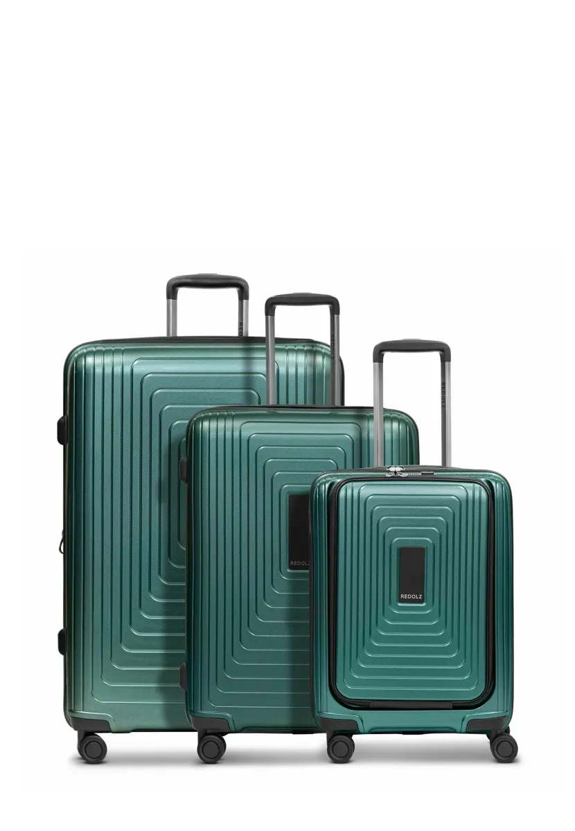 ESSENTIALS 3-TEILIG MIT DEHNFALTE SET - Kofferset - pearl-green metallic