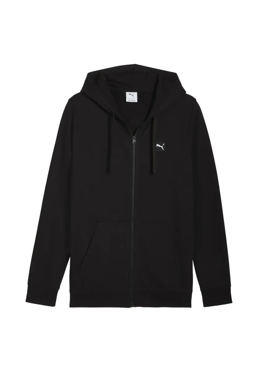 ESSENTIALS ELEVATED HOODIE - Sweatjacke - black
