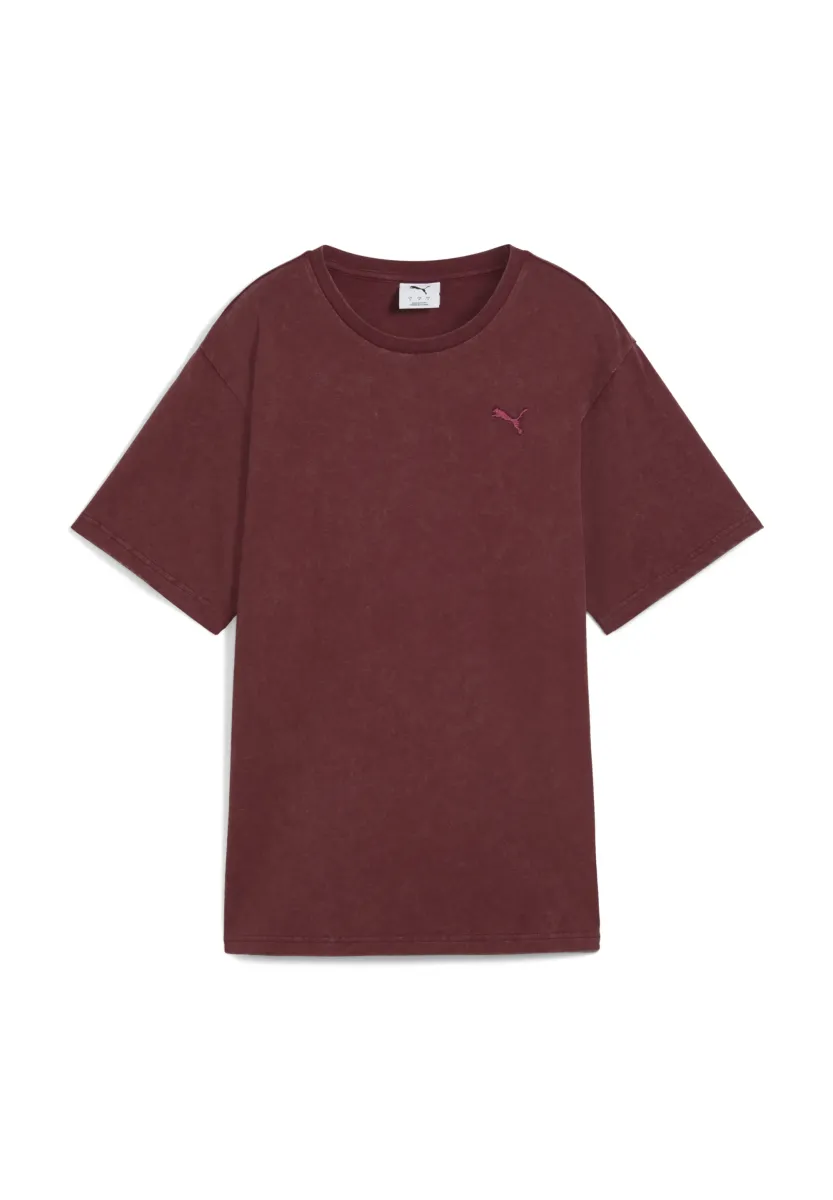 ESSENTIALS ELEVATED RELAXED WASH - T-Shirt basic - ruby shimmer