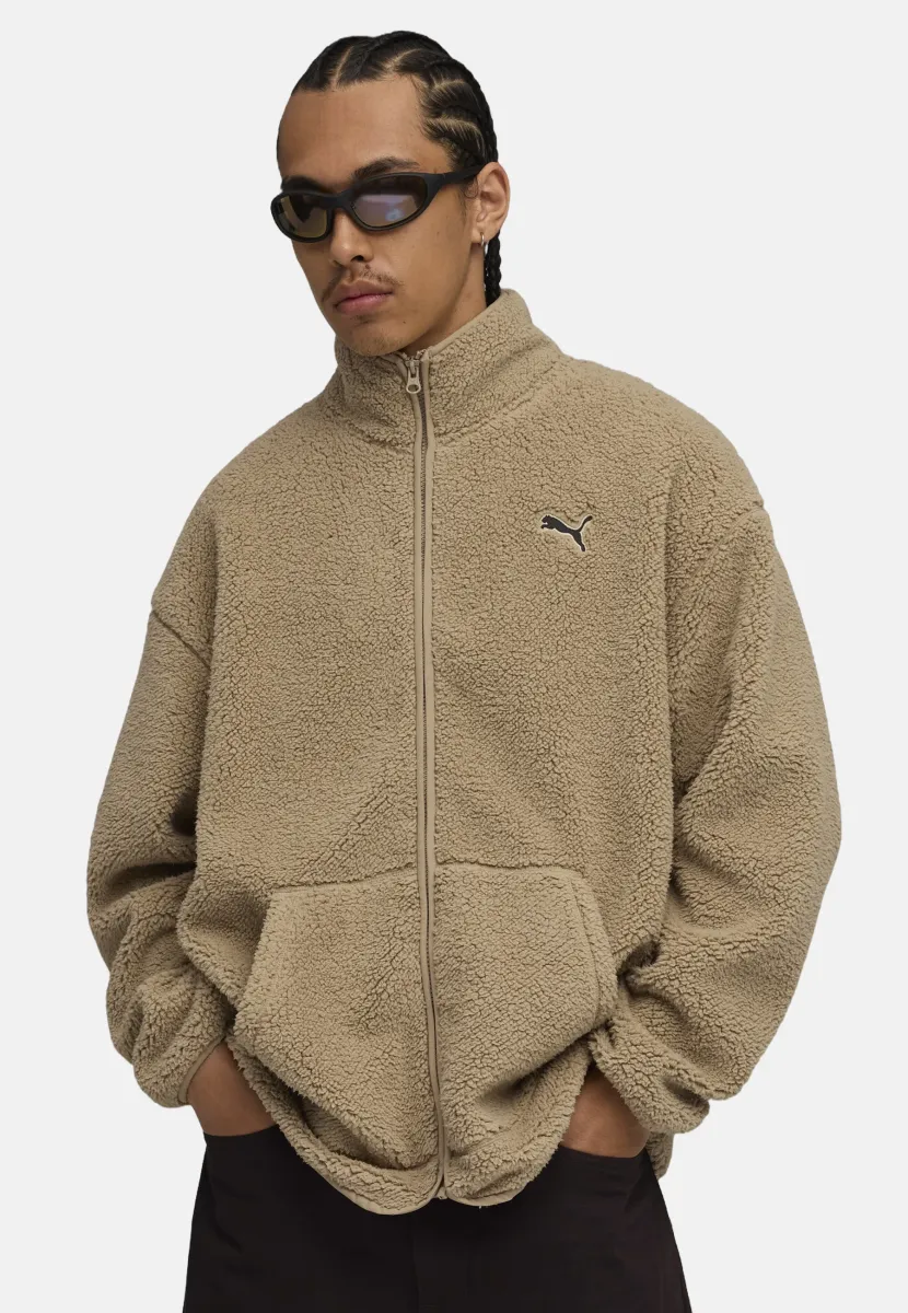 ESSENTIALS ELEVATED RELAXED WINTERIZED - Fleecejacke - ice coffee