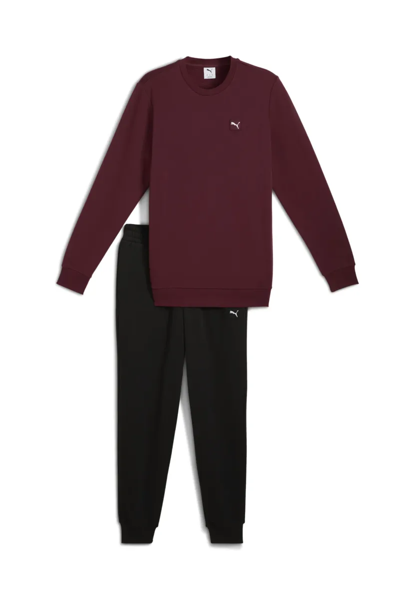 ESSENTIALS ELEVATED SET - Trainingsanzug - ruby shimmer