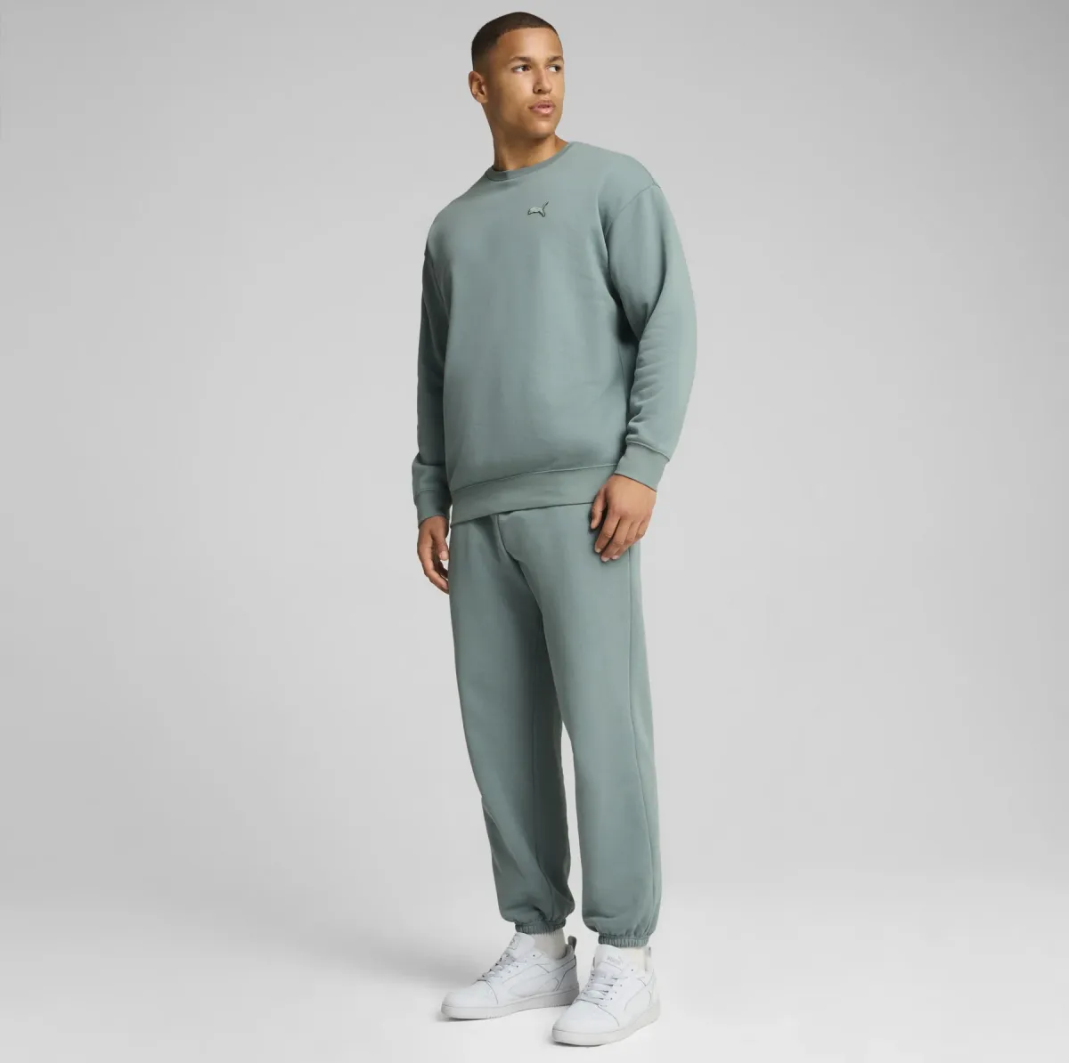 ESSENTIALS ELEVATED  - Strickpullover - green moon