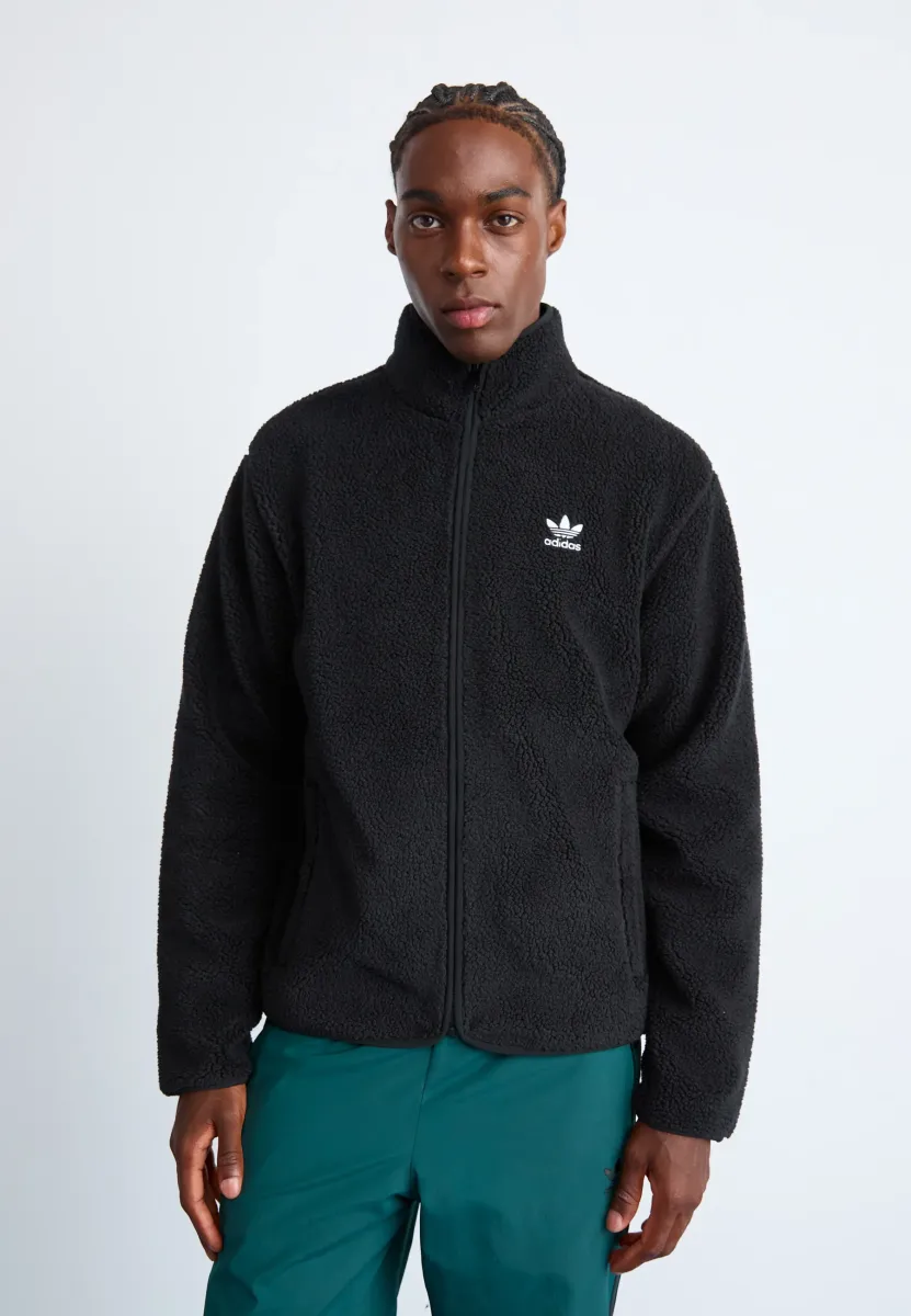 ESSENTIALS - Fleecejacke - black
