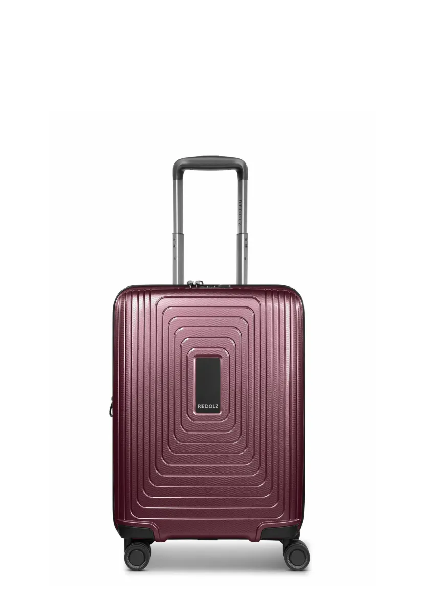 ESSENTIALS KABINENTROLLEY MIT DEHNFALTE - Trolley - aubergine metallic