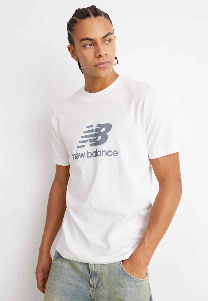 ESSENTIALS LOGO UNISEX - T-Shirt print - white