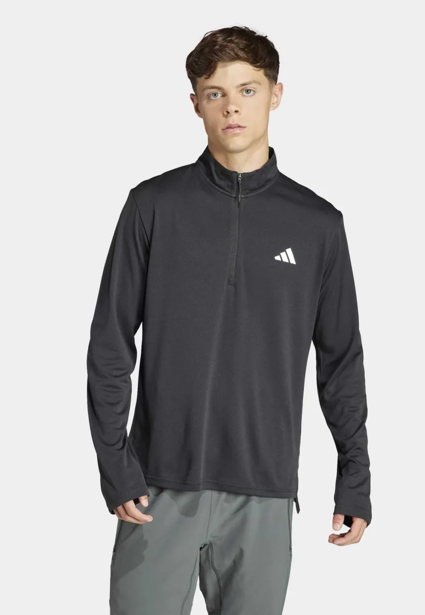 ESSENTIALS LONG SLEEVE - Langarmshirt - black