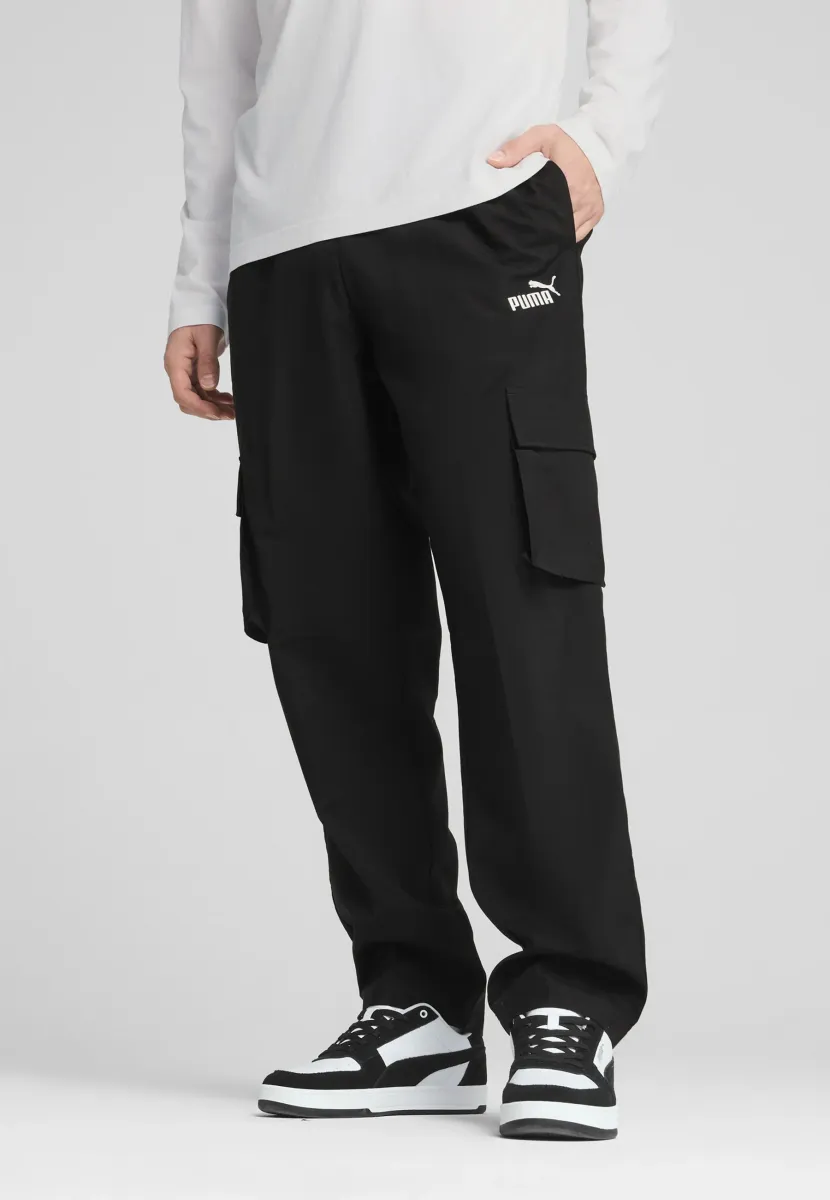 ESSENTIALS NO. 1 LOGO  - Cargohose - black