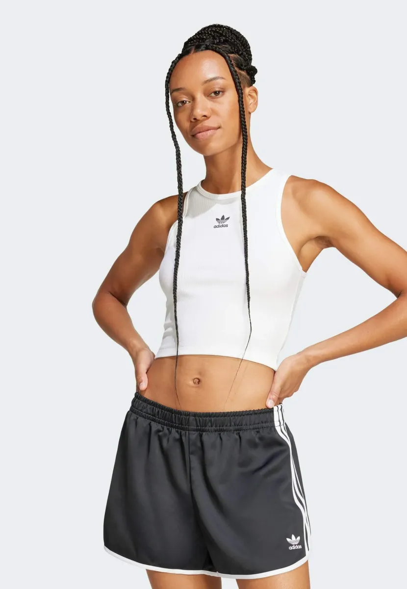 ESSENTIALS RIBBED - Top - white