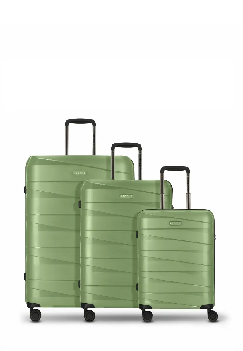 ESSENTIALS SET 3-TEILIG - Kofferset - green metallic