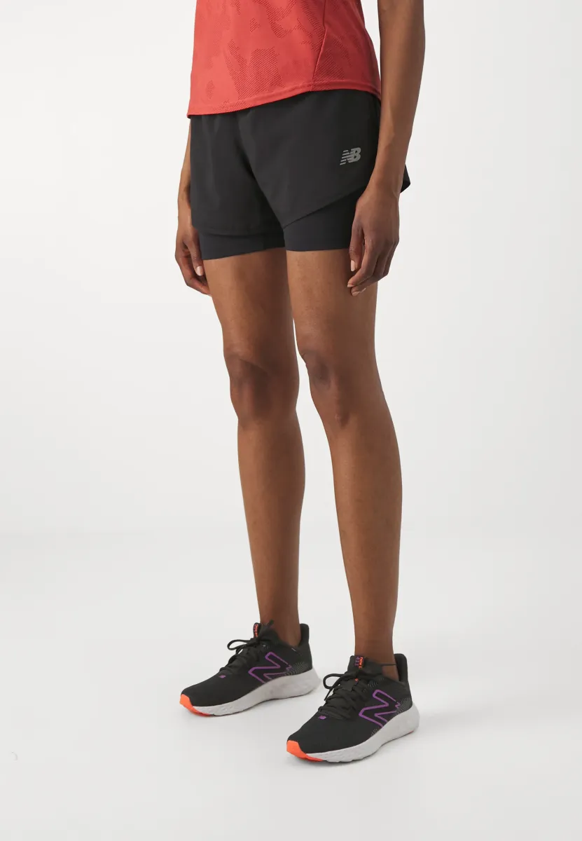 ESSENTIALS SHORT - 2-in-1 Shorts - black