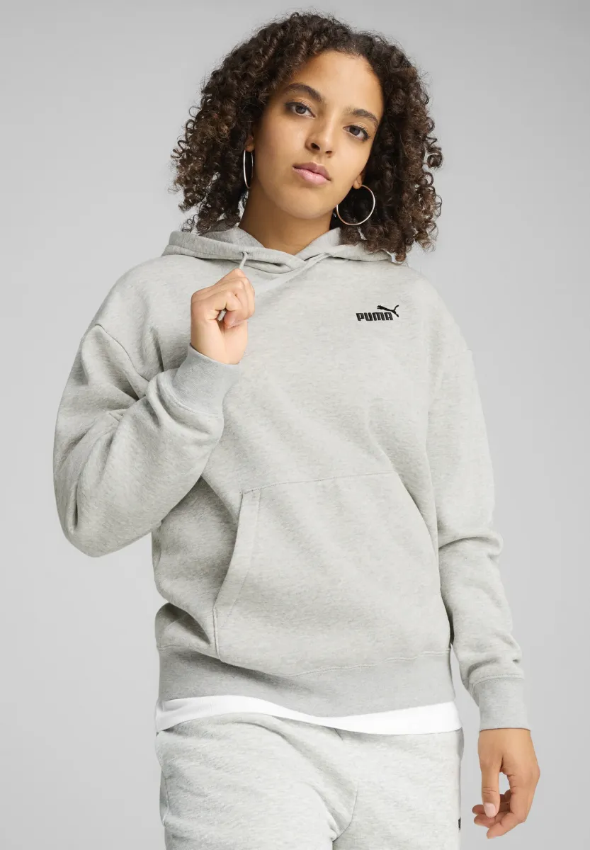 ESSENTIALS SMALL LOGO COMFORT - Kapuzenpullover - light gray heather