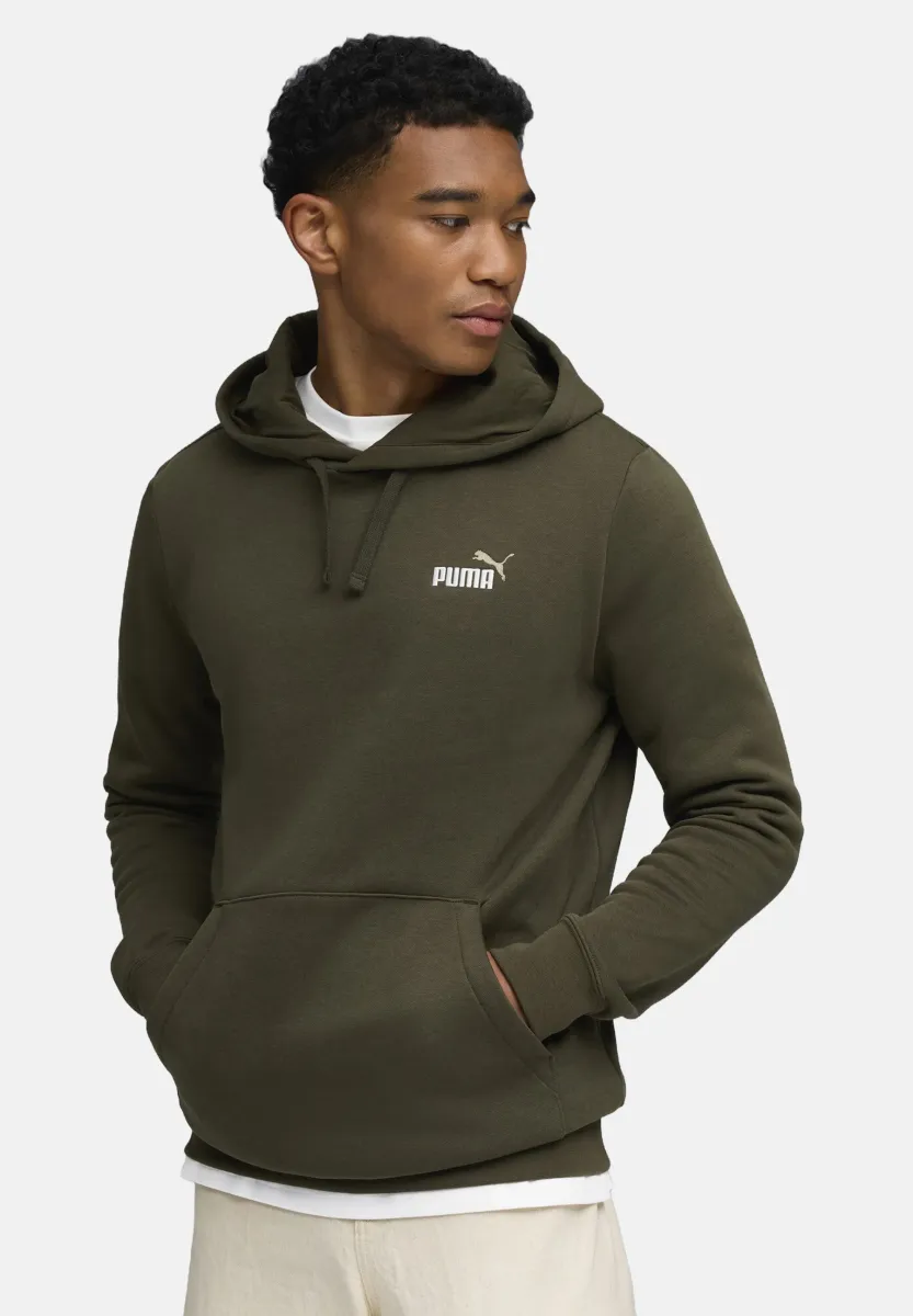 ESSENTIALS SMALL LOGO - Kapuzenpullover - dark olive