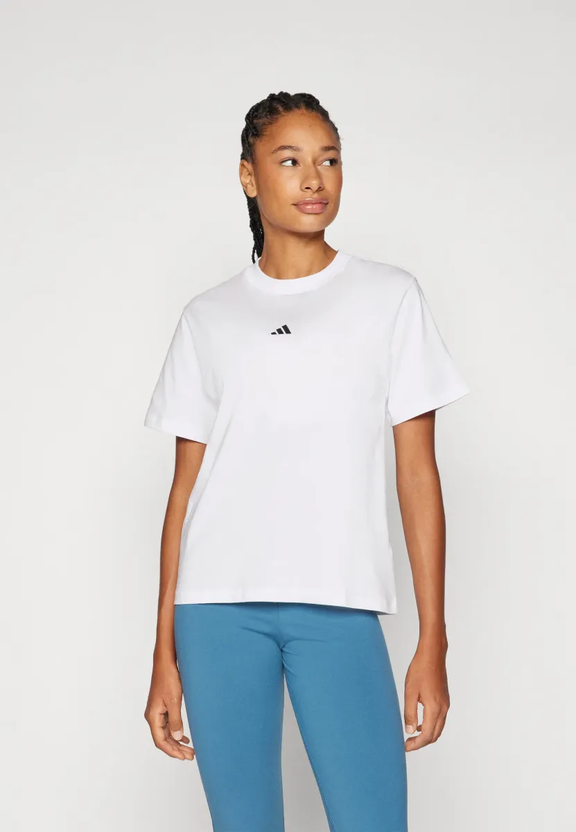 ESSENTIALS SMALL LOGO  - T-Shirt basic - white/black