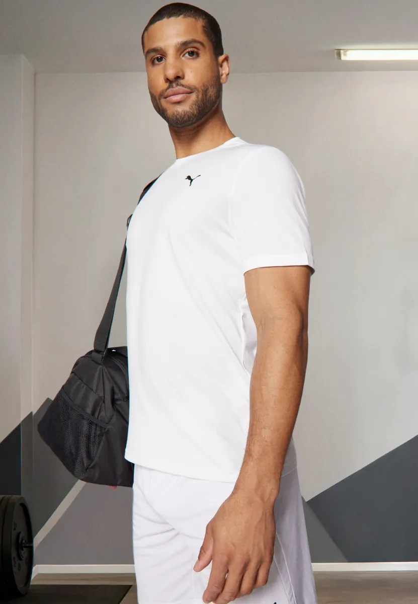 ESSENTIALS SOLID CAT TEE - Sport T-Shirt - white