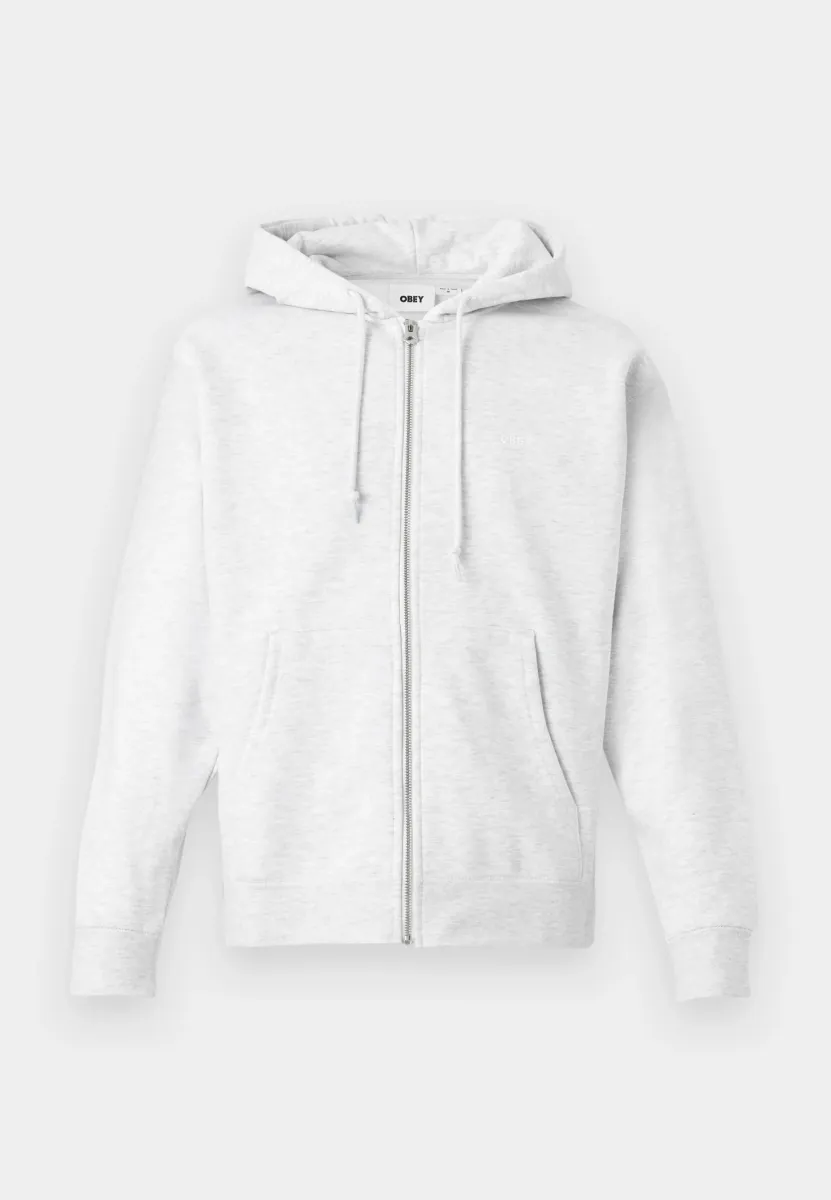 ESTABLISHED UNISEX ZIP HOOD - Sweatjacke - ash grey
