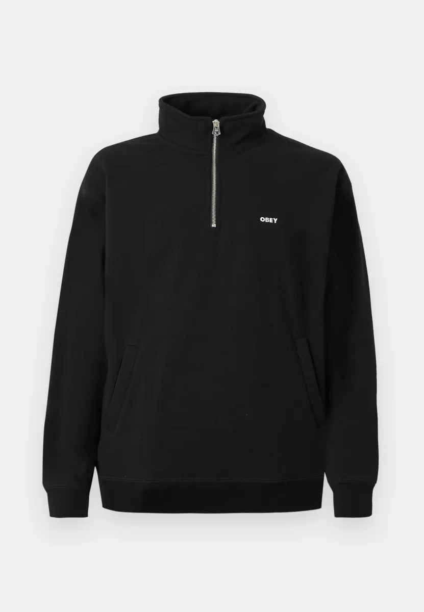 ESTABLISHED WORKS MOCKNECK - Sweatshirt - black
