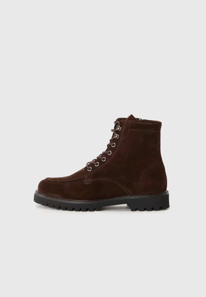 ETHAN HARVEY - Schnürstiefelette - brown