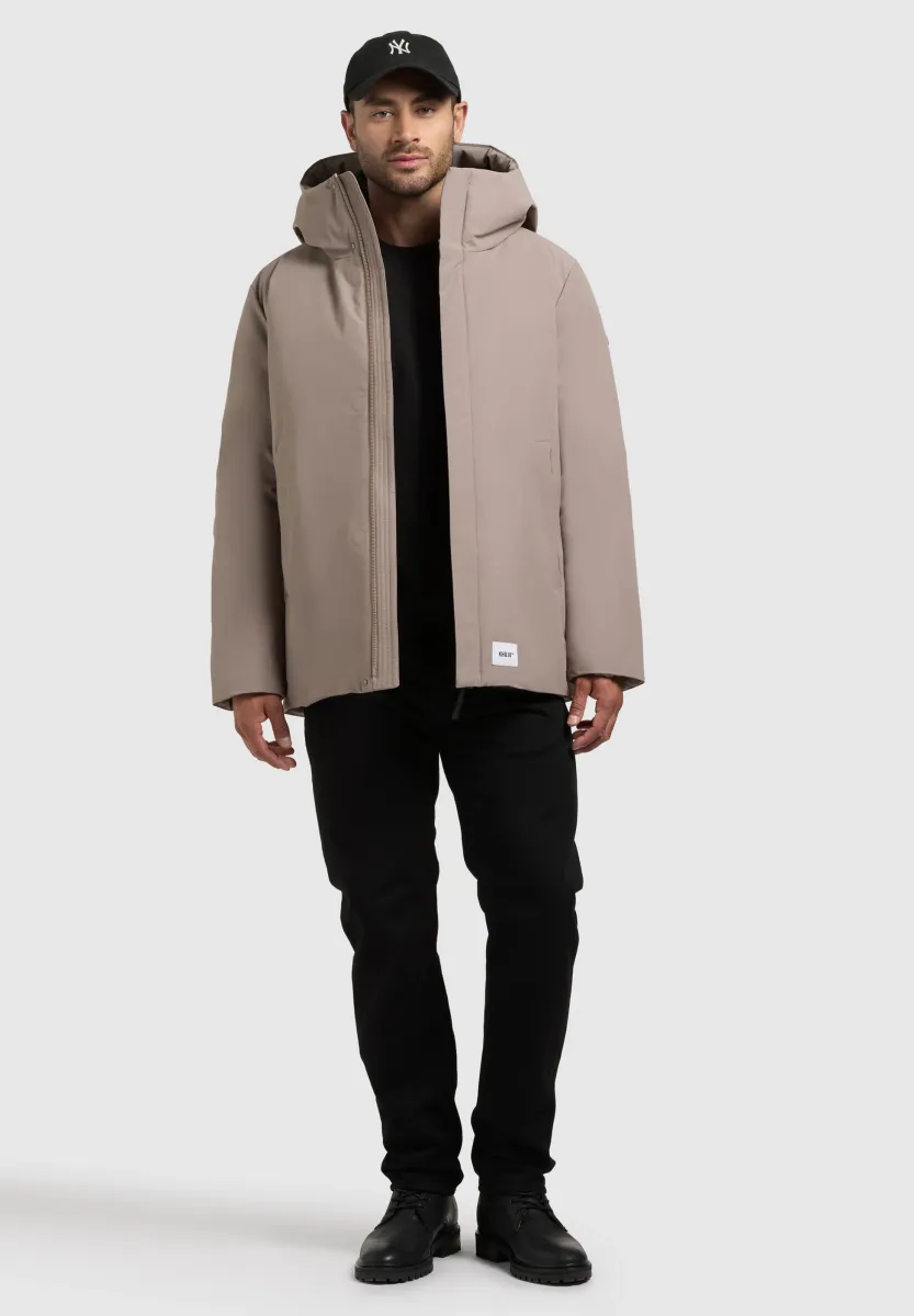 ETIAN - Wintermantel - greige