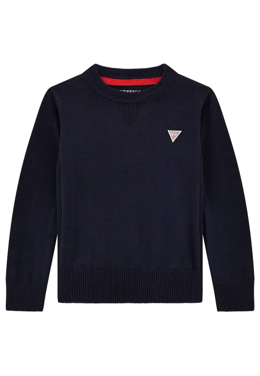ETICHETTA LOGO - Strickpullover - blu