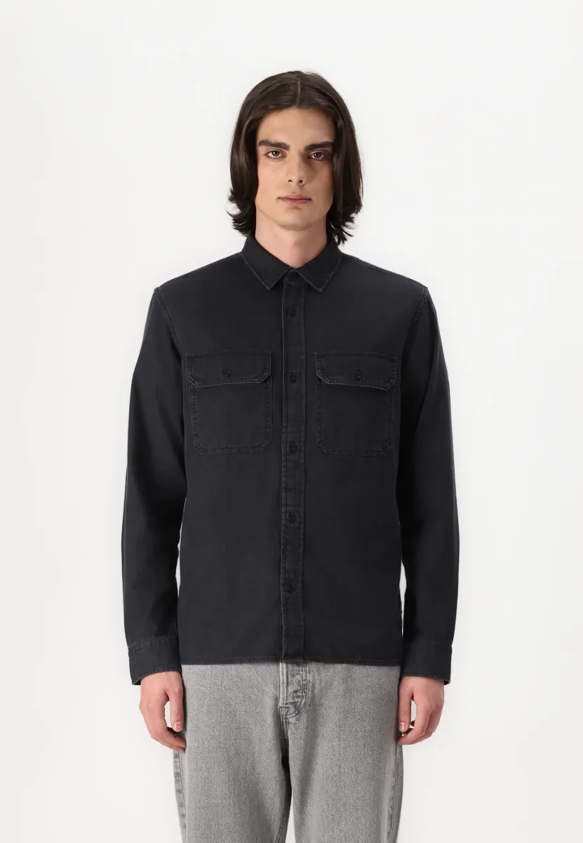 ETRAVIS  - Hemd - black denim