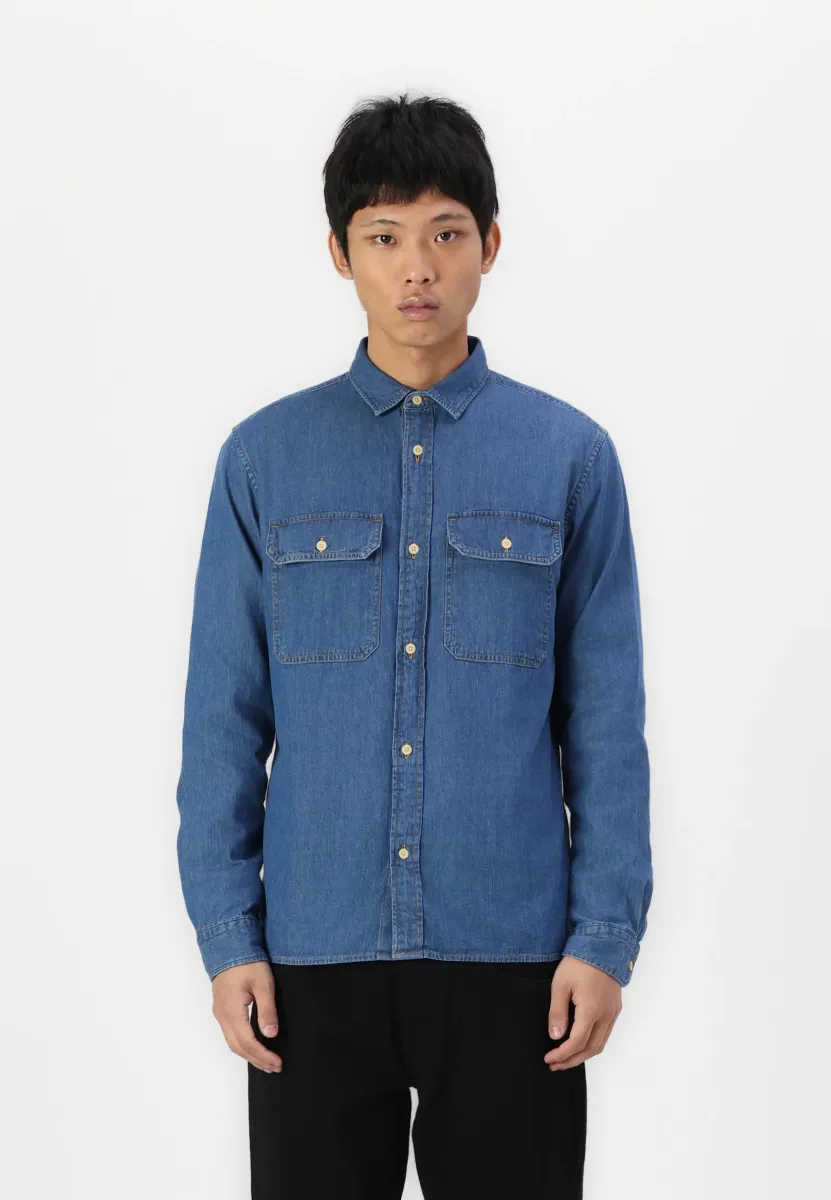 ETRAVIS  - Hemd - medium blue denim