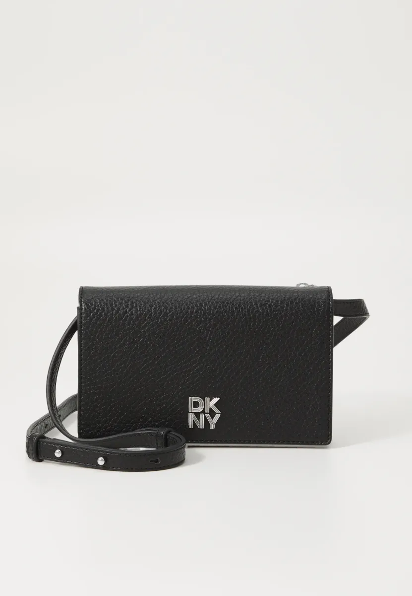 ETTA WALLET ON A STRING - Umhängetasche - black