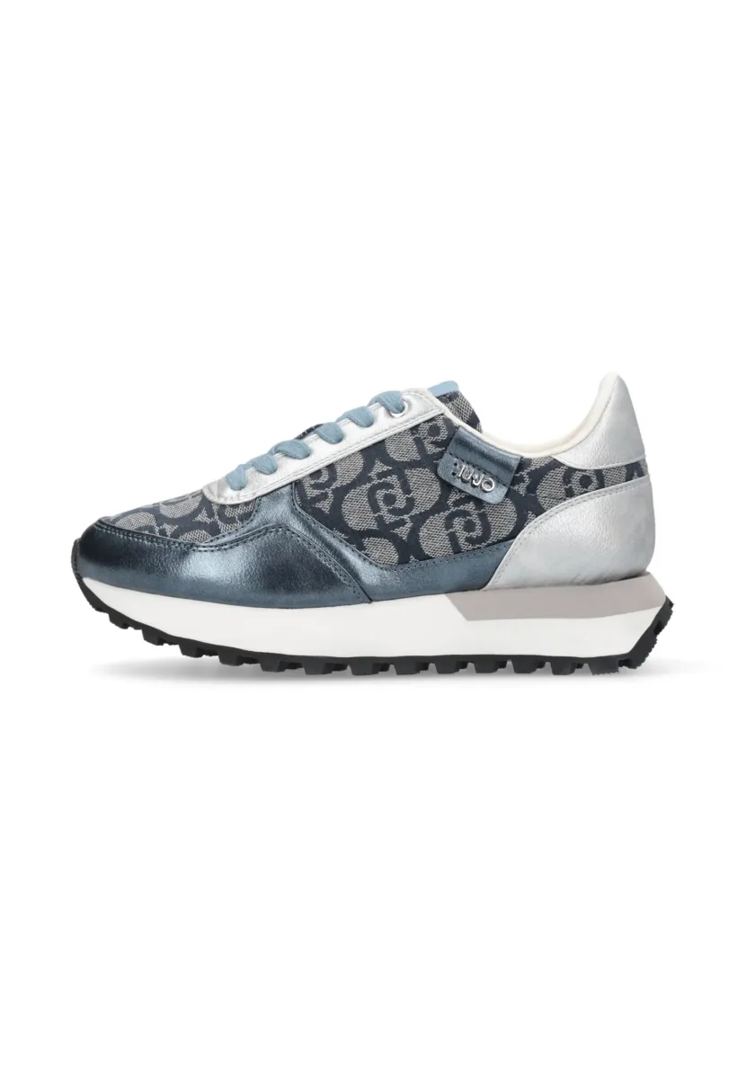 EVELYN 915 - Sneaker low - denim/silver