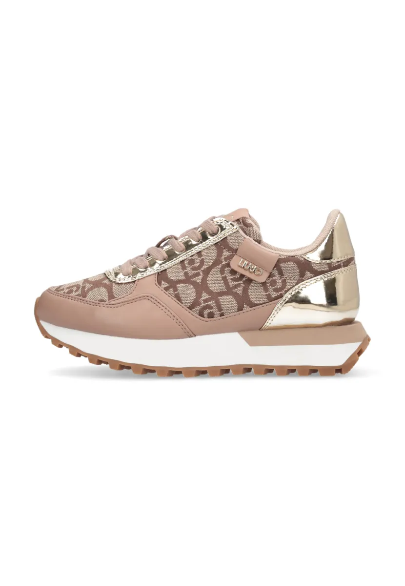 EVELYN  - Sneaker low - saddle gold