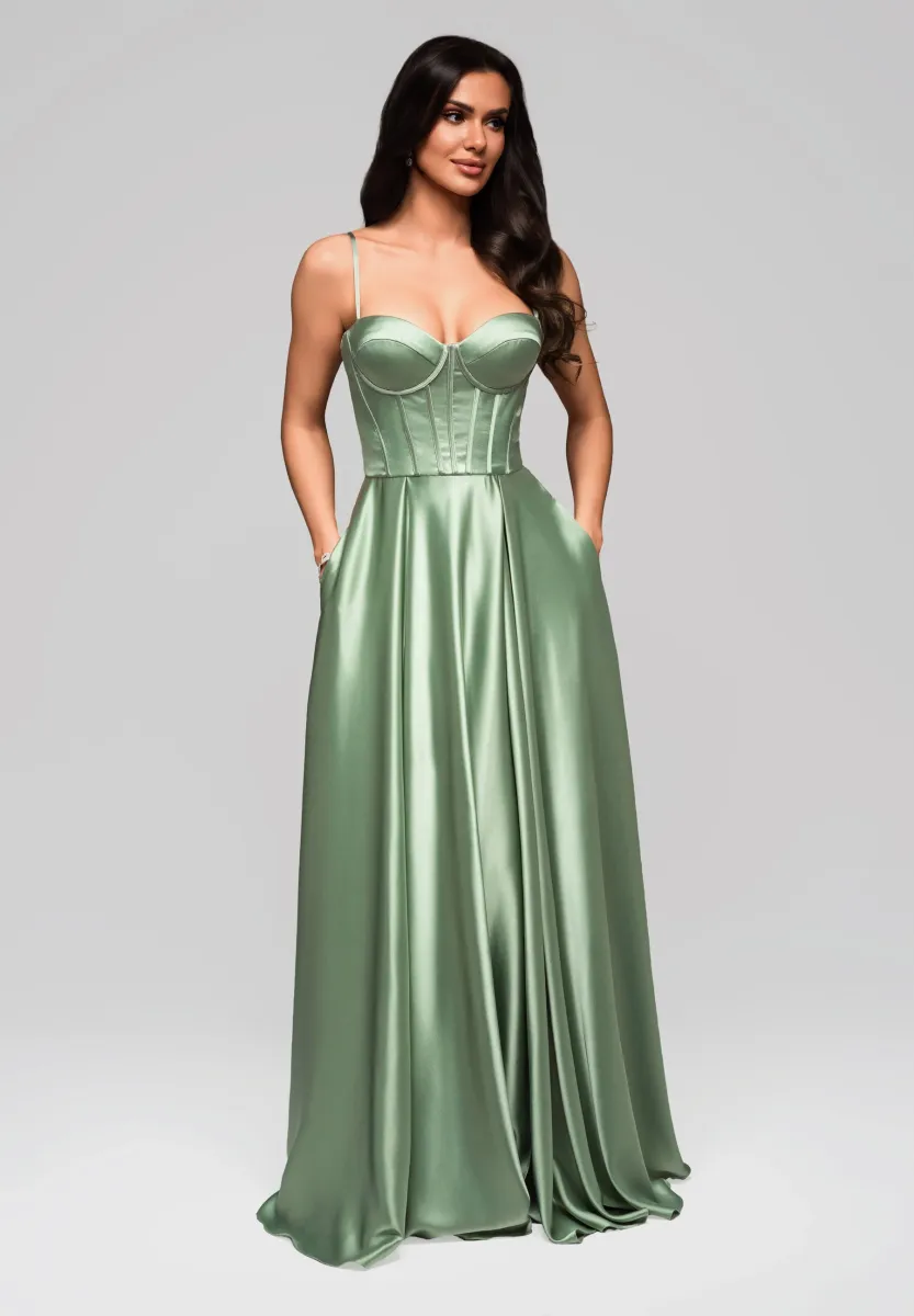 EVENING - Ballkleid - light green