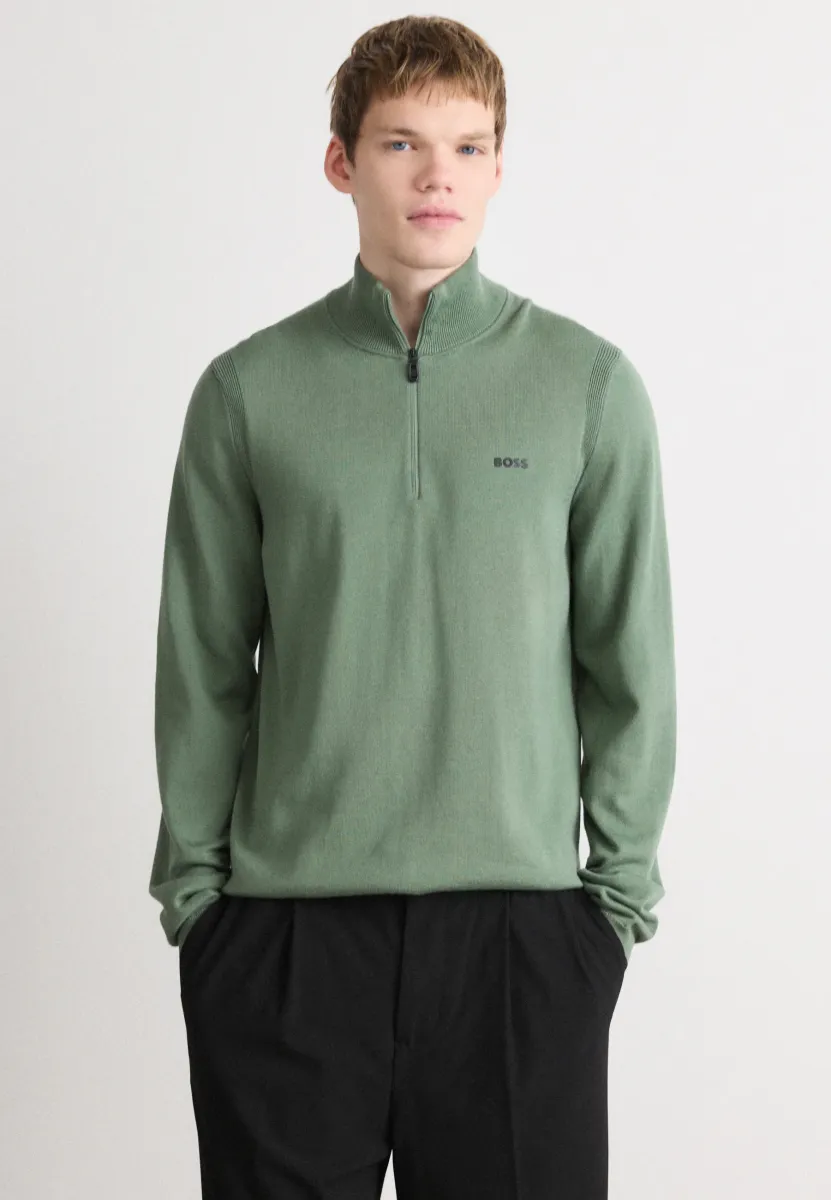 EVER - Strickpullover - open green