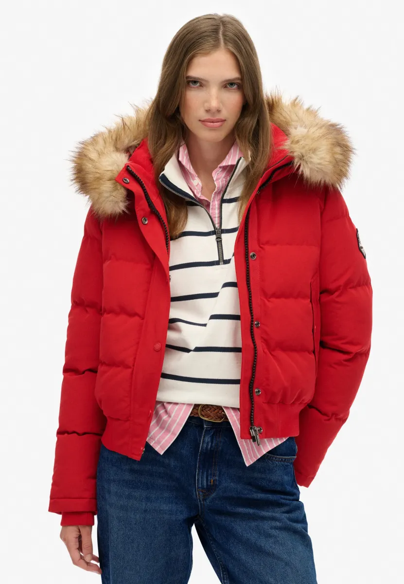 EVEREST HOODED - Winterjacke - varsity red