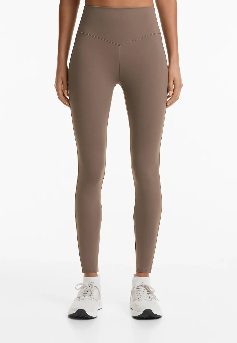 EVERMOVE HIGH-RISE 65cm ANKLE-LENGTH - Tights - brown