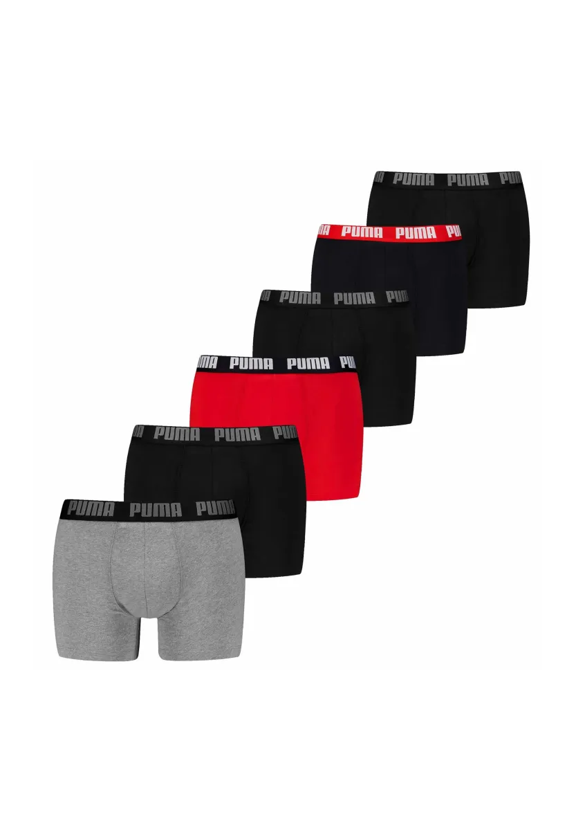 EVERYDAY 6 PACK - Boxer Briefs - grey red black
