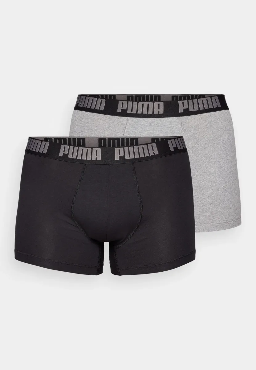 EVERYDAY BASIC 2 PACK - Boxer Briefs - grey melange/black