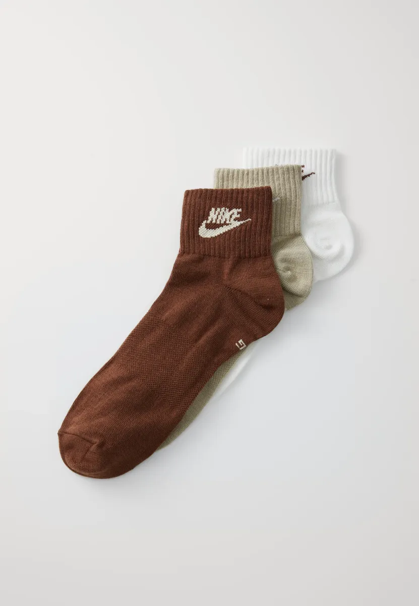 EVERYDAY ESSENTIAL ANKLE UNISEX 3 PACK - Socken - sail/desert khaki/fauna brown/light khaki