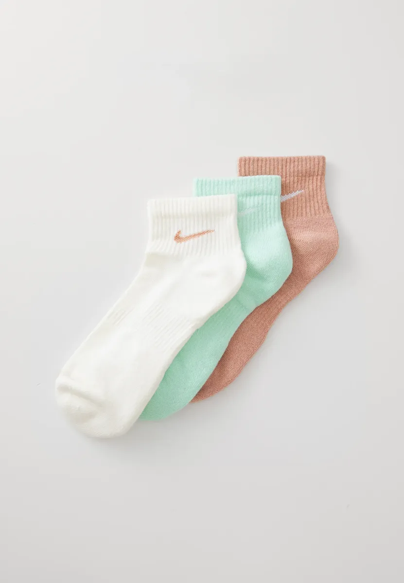 EVERYDAY PLUS CUSH ANKLE UNISEX 3 PACK  - Sportsocken - mintfoam//rosegold/sail
