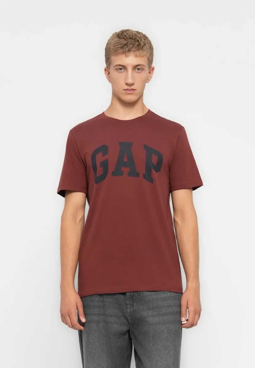 EVERYDAY SOFT BASIC LOGO  - T-Shirt print - burnt russet