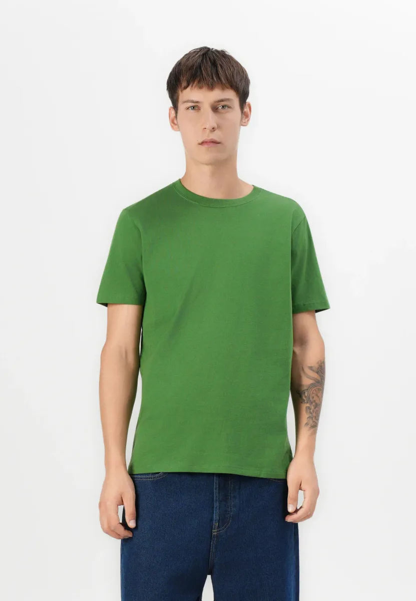 EVERYDAY SOFT CREW SOLID - T-Shirt basic - saratoga green