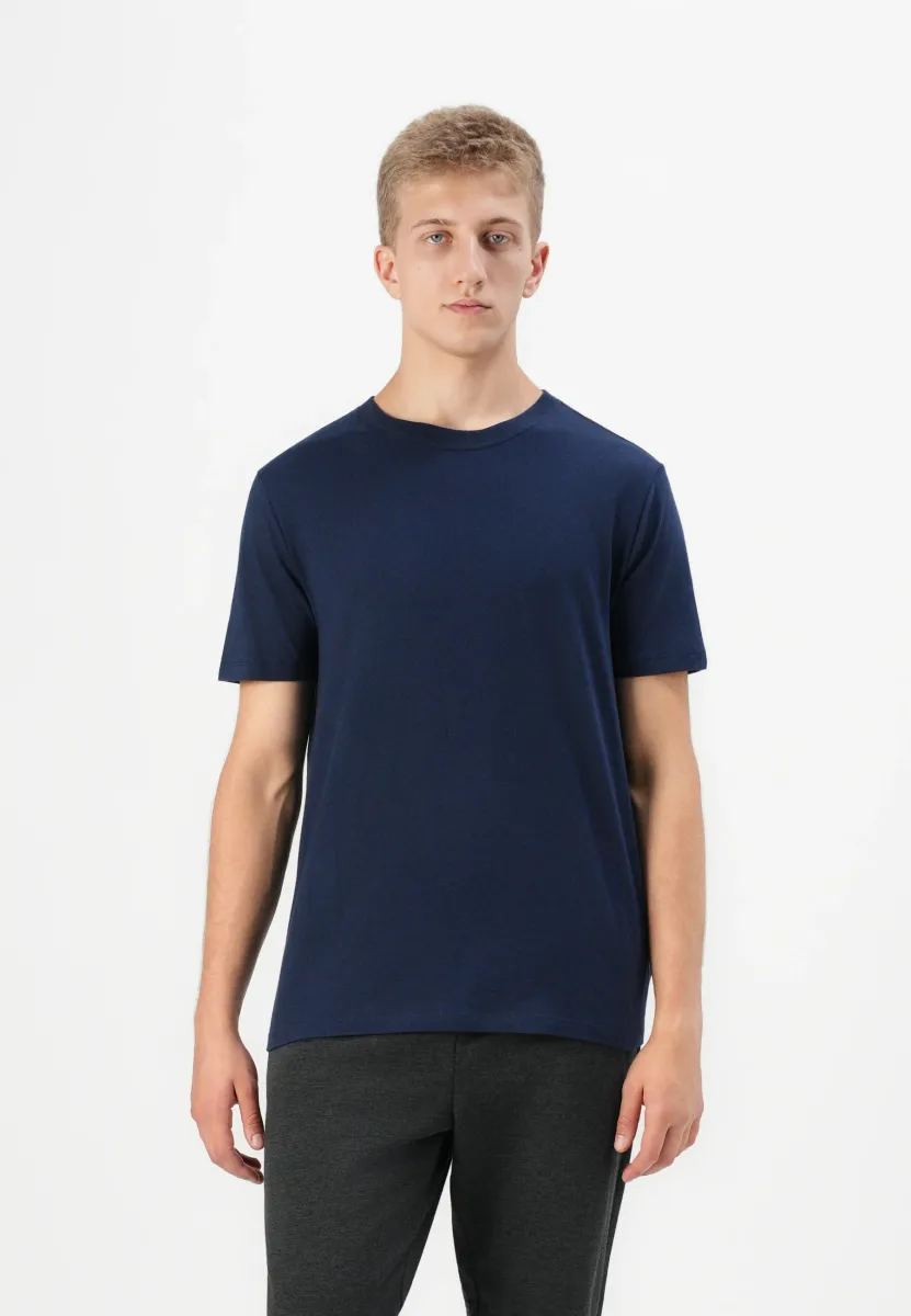 EVERYDAY SOFT CREW SOLID - T-Shirt basic - tapestry navy