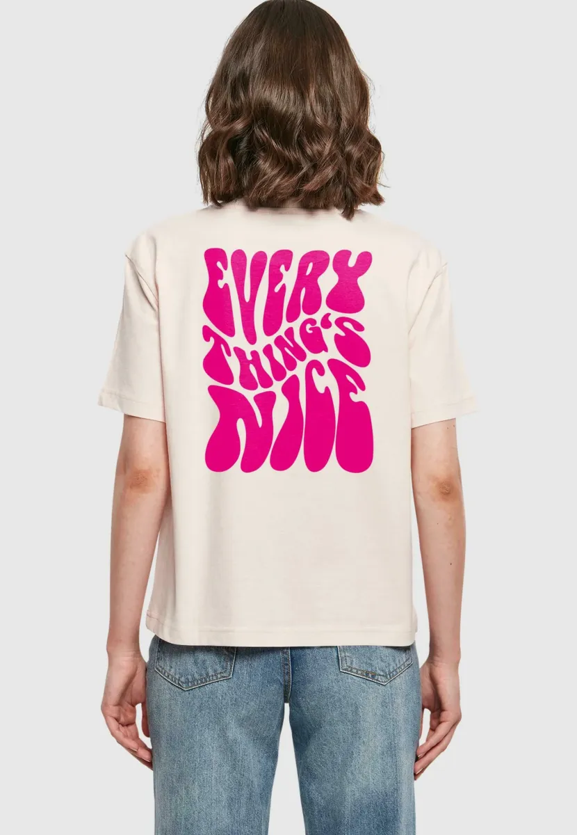 EVERYTHING IS NICE - T-Shirt print - pink